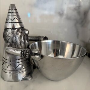 Silver Gnome Bowl
